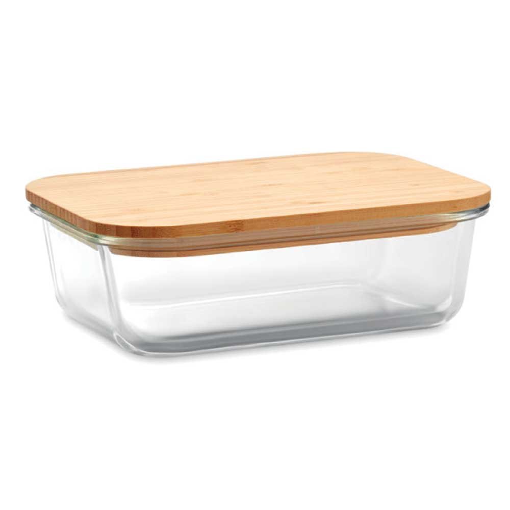 Glass Lunch Box with Bamboo Lid – Gift City